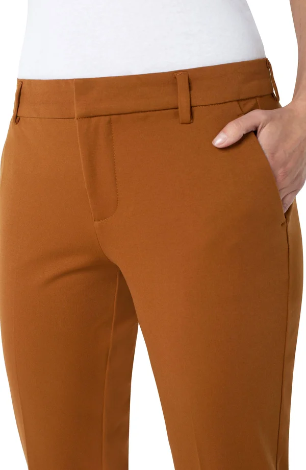 Women's Liverpool Kelsey Knit Trousers - Size 0 - Brown