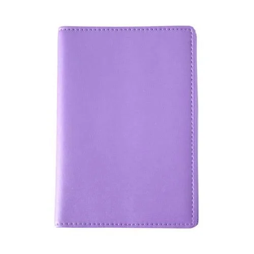 Royce Plain Leather Passport Jacket Purple