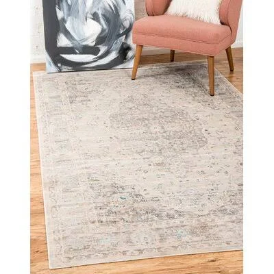 Pellham Geometric Beige/Brown Area Rug Mistana Baby & Kids Rug Size: Rectangle 4& x 6&