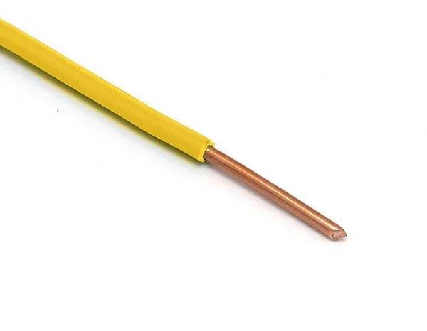 The Cimple Co - THHN - Building Wire - Yellow Jacket - 10 Gauge Solid Copper UL UV - 100 ft