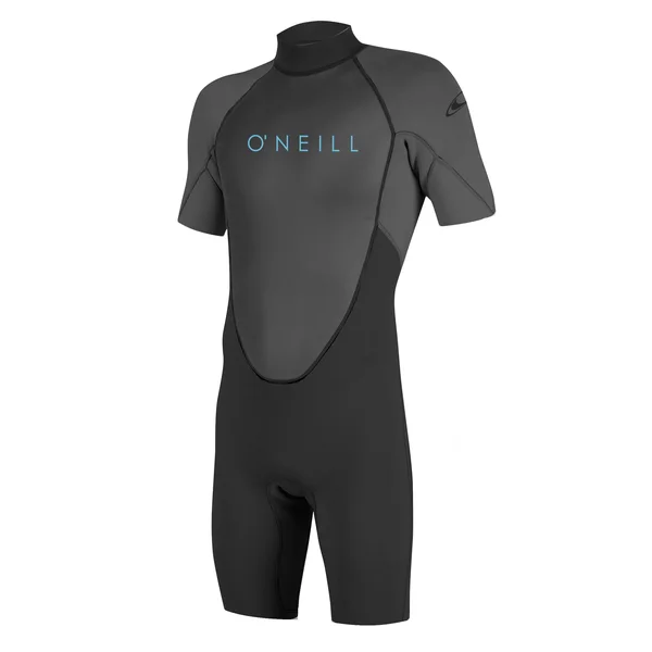 O&Neill Youth Reactor-2 2mm Back Zip S/S Spring Wetsuit Black - 8