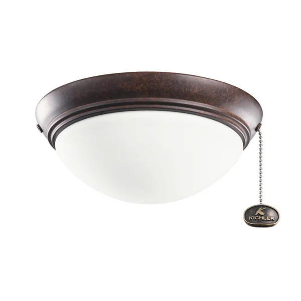 Kichler 380120TZP Small Low Profile Fixture - Tannery Bronze Powder Coat