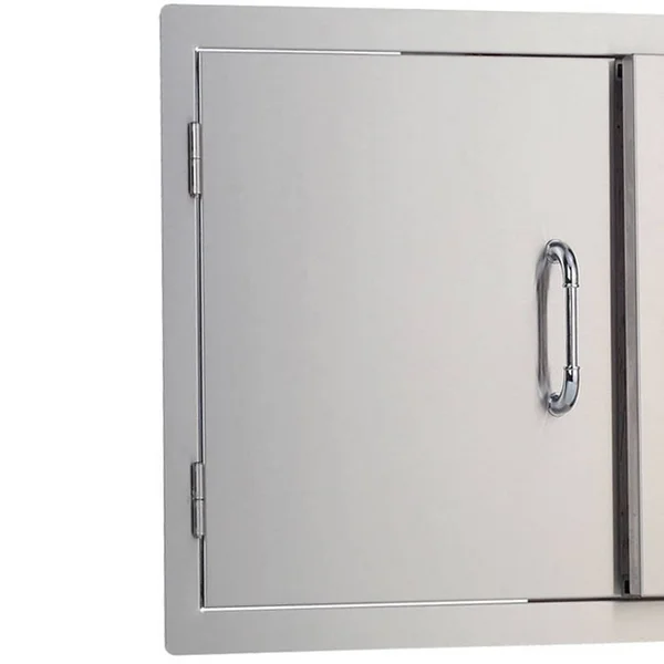Bull Outdoor Products Stainless Steel Double Access Doors & Outlaw Grill Head