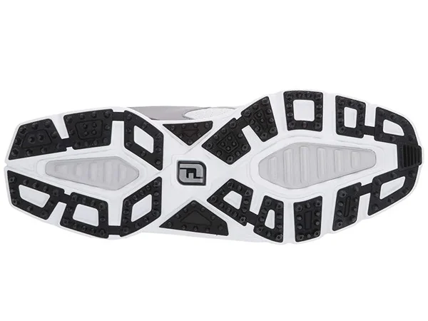 FootJoy Men's Pro/SL Boa Golf Shoes, White/Grey, 7 W US