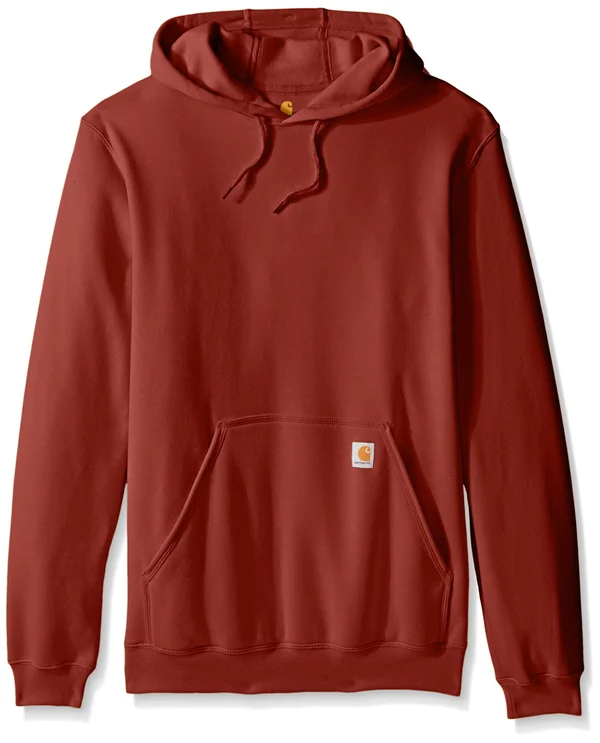 Carhartt Men's Dark Crimson Midweight Hooded Sweatshirt