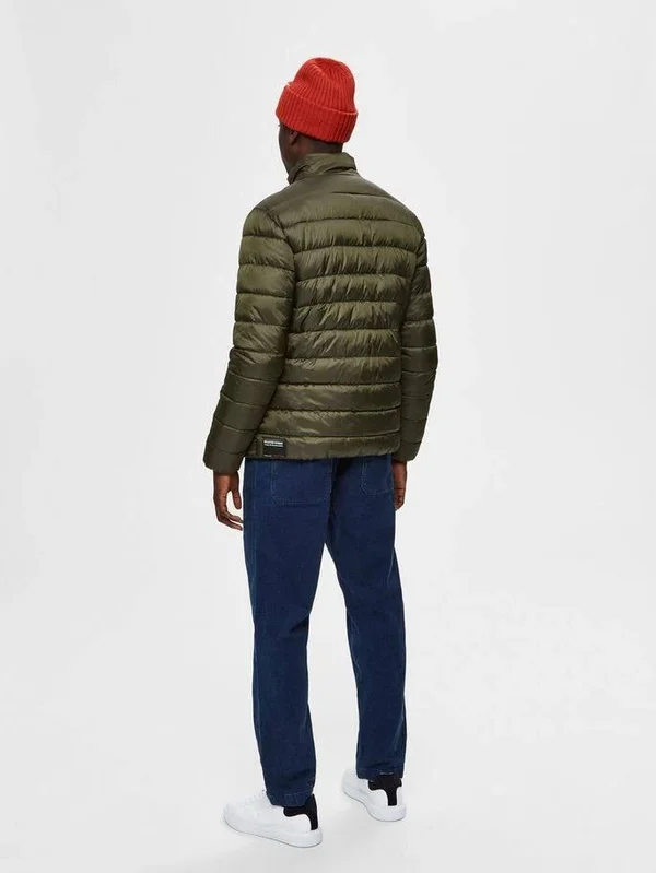 Selected Homme Recycled Polyester Sustainable Puffer Jacket - Green (S)