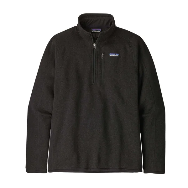 Patagonia Men's Better Sweater 1/4 Zip - Black - 3XL