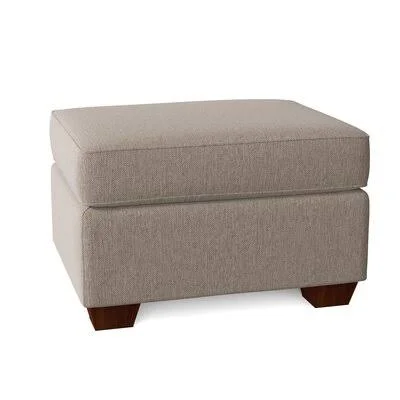 Kaitlynn Ottoman Wayfair Custom Upholstery Body Fabric: Sunbrella Flagship Pewter