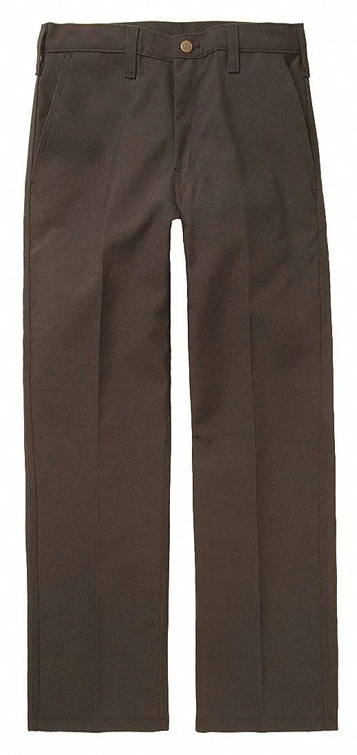 Workrite Pants, 30 in, Navy, Zipper and Button Fp50nv