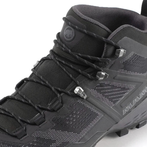 Mammut Ducan Mid GTX Hiking Boot - Men's Black/Dark Titanium, 13.5