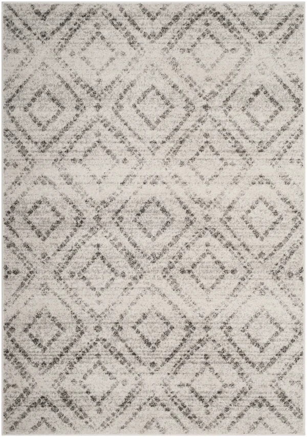 Safavieh ADR131C Adirondack Light Grey, Grey Area Rug - 6& x 6& Round
