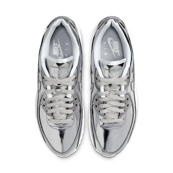 Nike Wmns Air Max 90 Metallic Silver - Size 12.5 Women