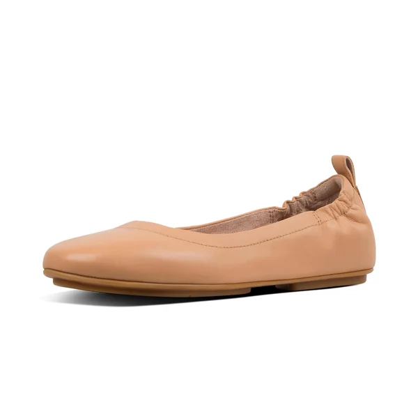 Fitflop Women's Allegro Leather Ballet Flats Blush 5