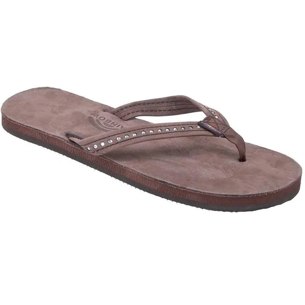 Rainbow Women's Crystal Collection Sandal - Large - Expresso