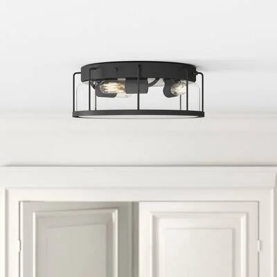 Leyden 3 - Light 13.25x22 Flush Mount Greyleigh
