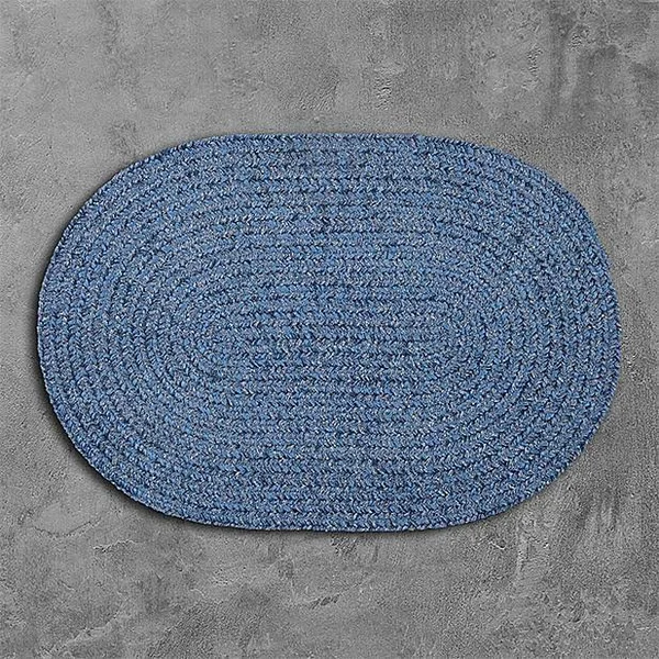Colonial Mills S501R024X108 2 x 9 ft. Spring Meadow Rug Petal Blue