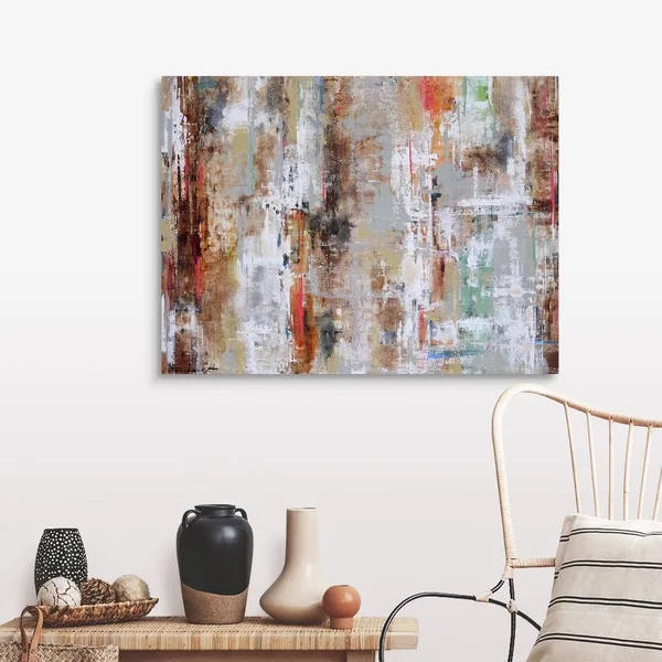 Wood Reflection, Large Solid-Faced Canvas Wall Art Print, Great Big Canvas