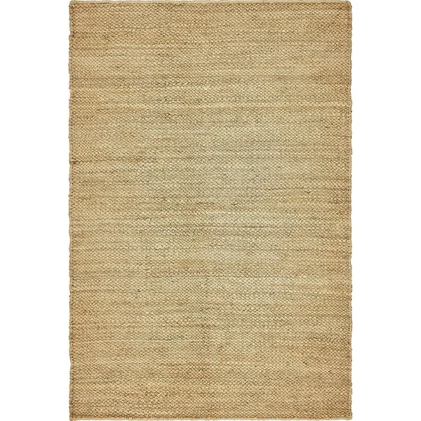 Unique Loom Chunky Jute Area Rug (9& x 12& - Natural)