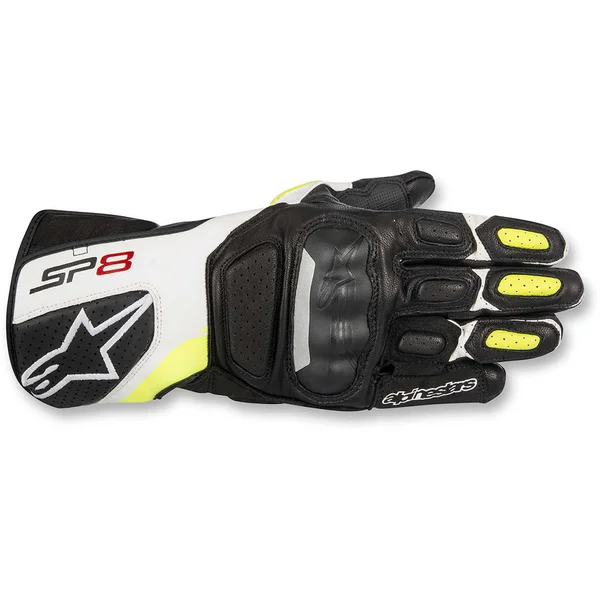 Alpinestars SP-8 V2 Gloves Black White Red