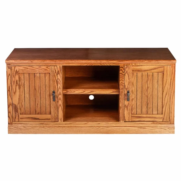 Forest Designs Cottage TV Cart Golden Oak, Size: 53 in.