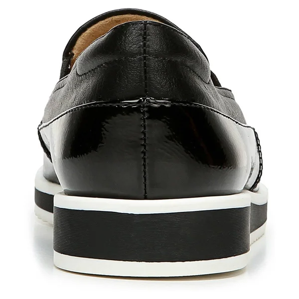 Naturalizer Rome Slip-Ons - Black Smooth