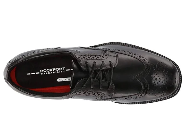 Rockport Men's Essential Details Waterproof Wing Black