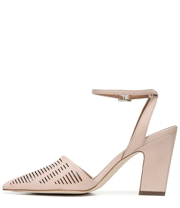 Sarto by Franco Sarto Women's Starla Ankle Strap Heel, Size: 5.5, Blush Nappa Leather