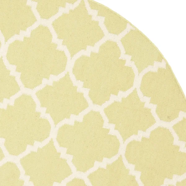 Safavieh Dhurries DHU554A Light Green - Ivory 5& x 8& Area Rug