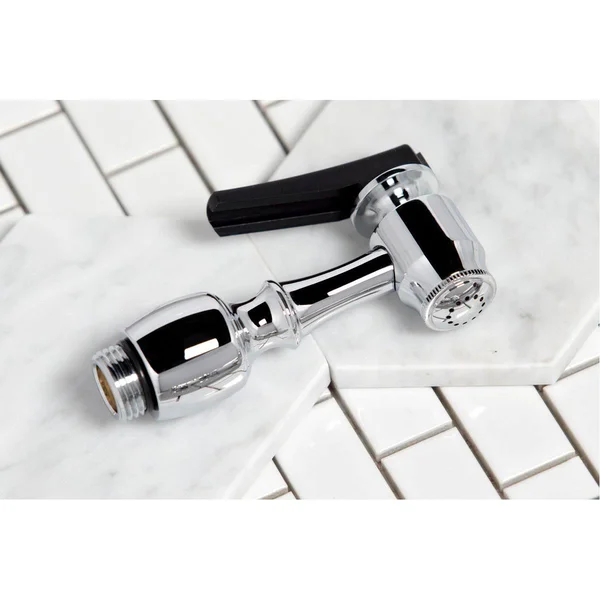 Kingston Brass KB3579BLBS 8x22 Kitchen Faucet, Brushed Nickel/Polished Brass