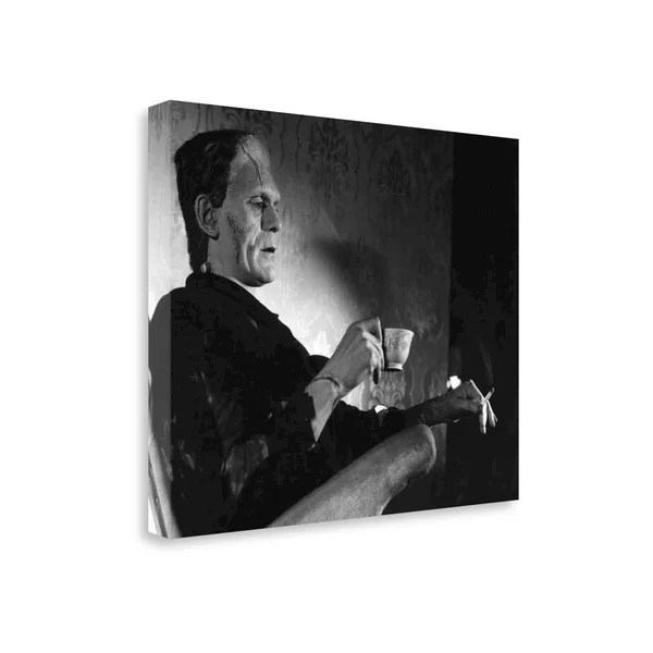 Tangletown Fine Art Even Monsters Need A Break by Unknown, Giclee Print on Wrap Canvas, 31x24x22