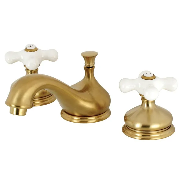 Kingston Brass Ks1160px 8 in. Widespread Bathroom Faucet, Matte Black
