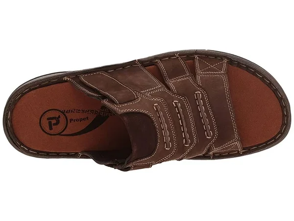 Propet Jace - Men's Sandal - Coffee 15 Wide