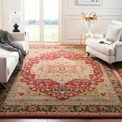Pennypacker Oriental Natural/Navy Area Rug Astoria Grand Rug Size: Rectangle 8' x 11'