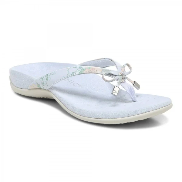 Vionic Bella - Women's Orthotic Sandals Arctic Ice Botanical - 7.5 Narrow