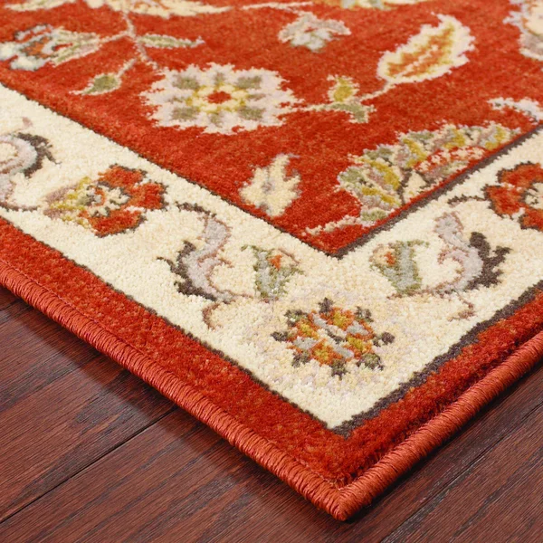 Oriental Weavers Casablanca 5317d 5&3x22 x 7&6x22 Red - Beige Rug