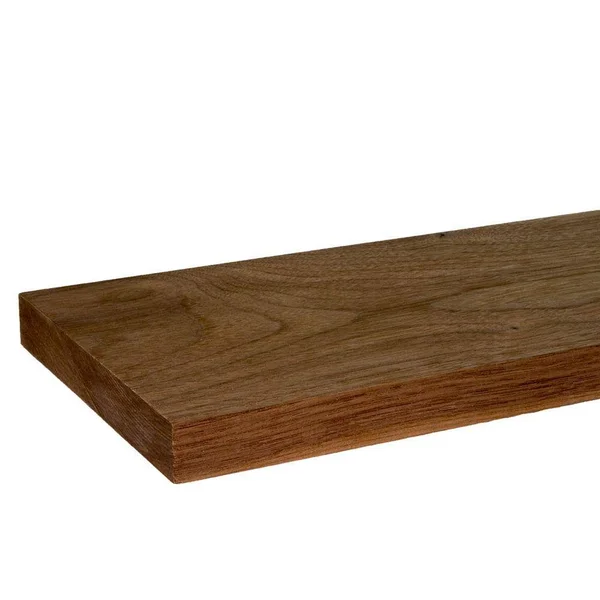 Builders Choice 1 in. x 6 in. x 6 ft. S4S Walnut Board (2-Pack)
