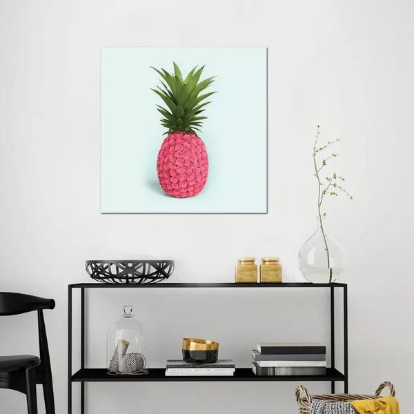 Paul Fuentes Canvas Wall Decor Art Prints - Pineapple Roses ( Food & Drink > Food > Fruits > Pineapples art)