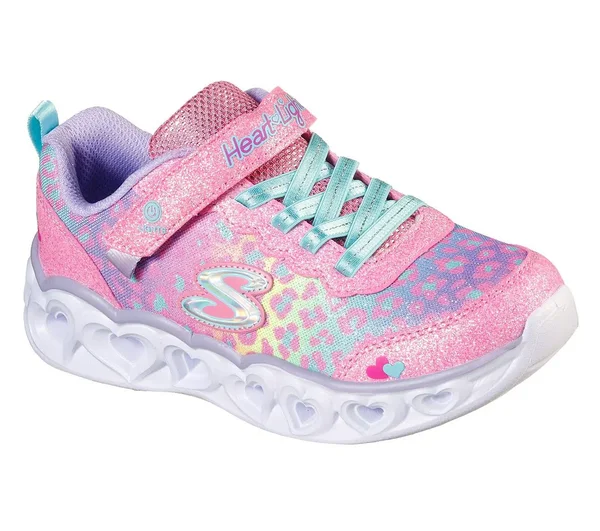Skechers Girls& S Lights Heart Lights Love Match Sneaker