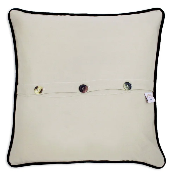Catstudio Hand-Embroidered Pillow - Idaho