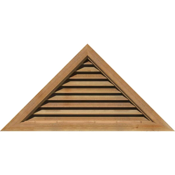 Ekena Millwork GVWTR56X2300RFUWR 56x22W x 23 3/8x22H Triangle Gable Vent (69 3/4x22W x 29 1/8x22H Frame Size) 10/12 Pitch: Unfin