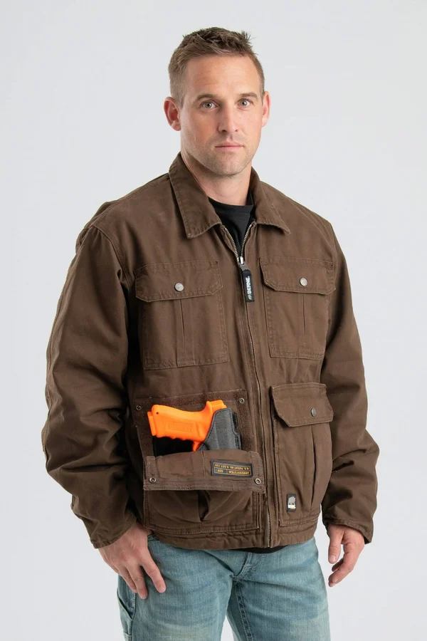 Berne Men's Lightweight Echo One One Jacket Bark - 4XL/Regular