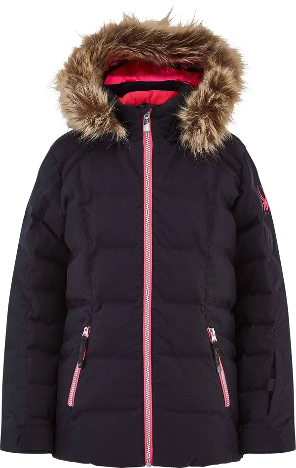 Spyder Girls Atlas Synthetic Down Jacket Black - 14