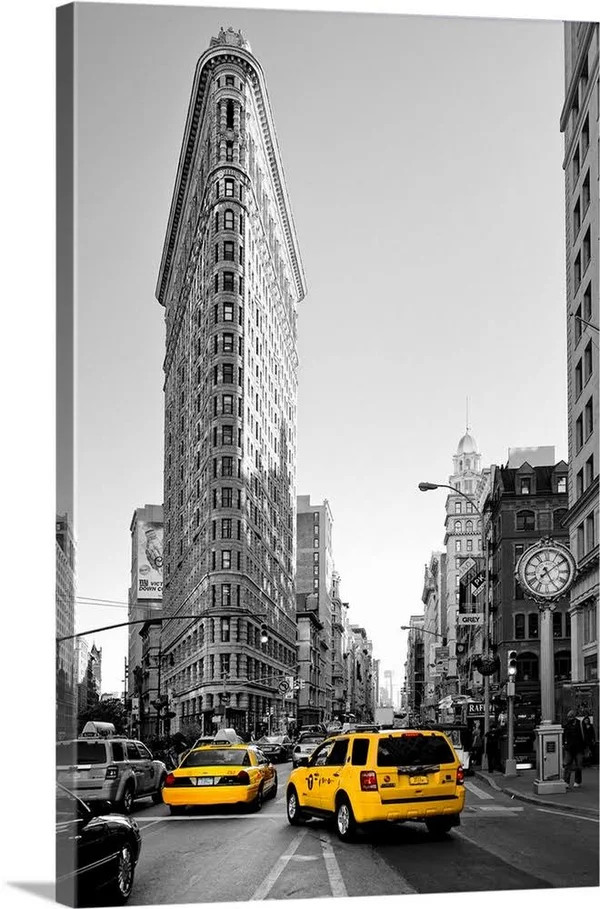 The Flatiron Building, New York, Canvas Wall Art, 20x30, Great Big Canvas