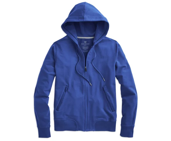 Most Comfortable Ace Hooded Sweatshirt in Indigo Dye - Size: Large, Mack Weldon