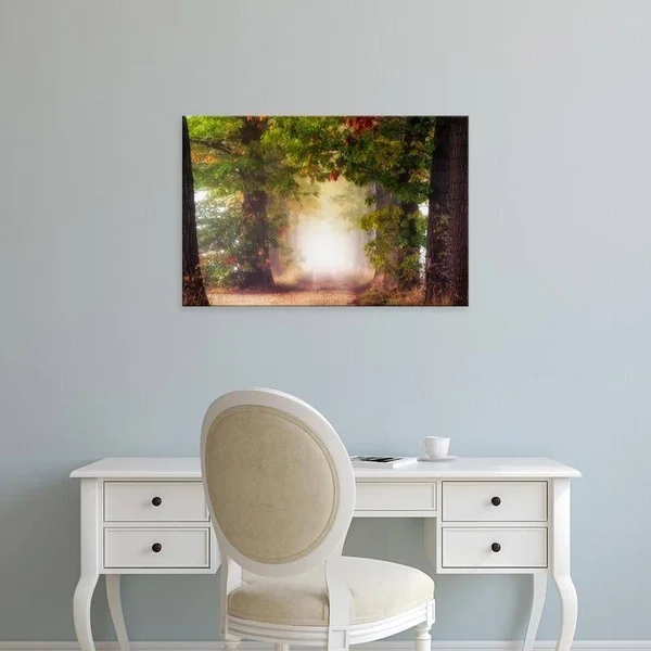 Easy Art Prints Lars Van De Goor's 'Fall Colors' Premium Canvas Art - 20 x 30 - Classic Black Frame