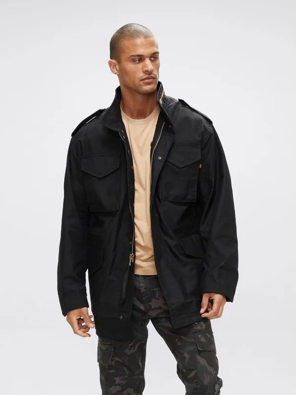 Alpha Industries M-65 Field Coat Black L