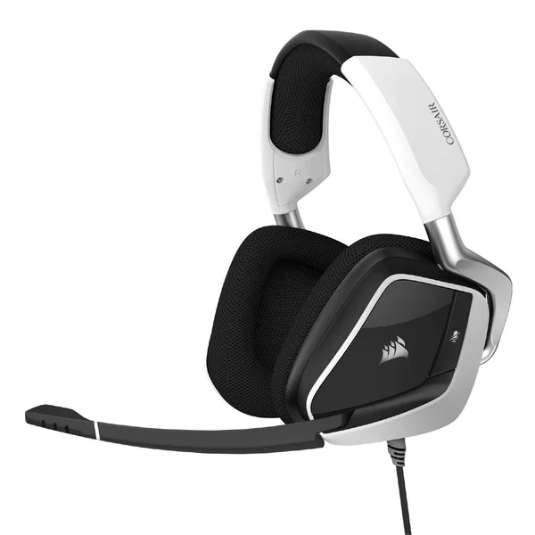 Corsair Void RGB Elite USB Premium Gaming Headset with 7.1 Surround Sound - White