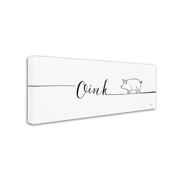Trademark Fine Art 'Underlined Farm I' Canvas Art by Veronique Charron - Size: 14 x 32