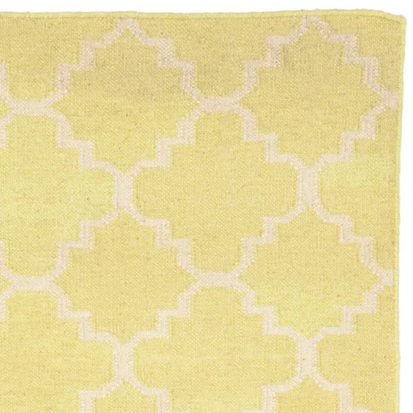 Safavieh Dhurries DHU554A Light Green - Ivory 5& x 8& Area Rug