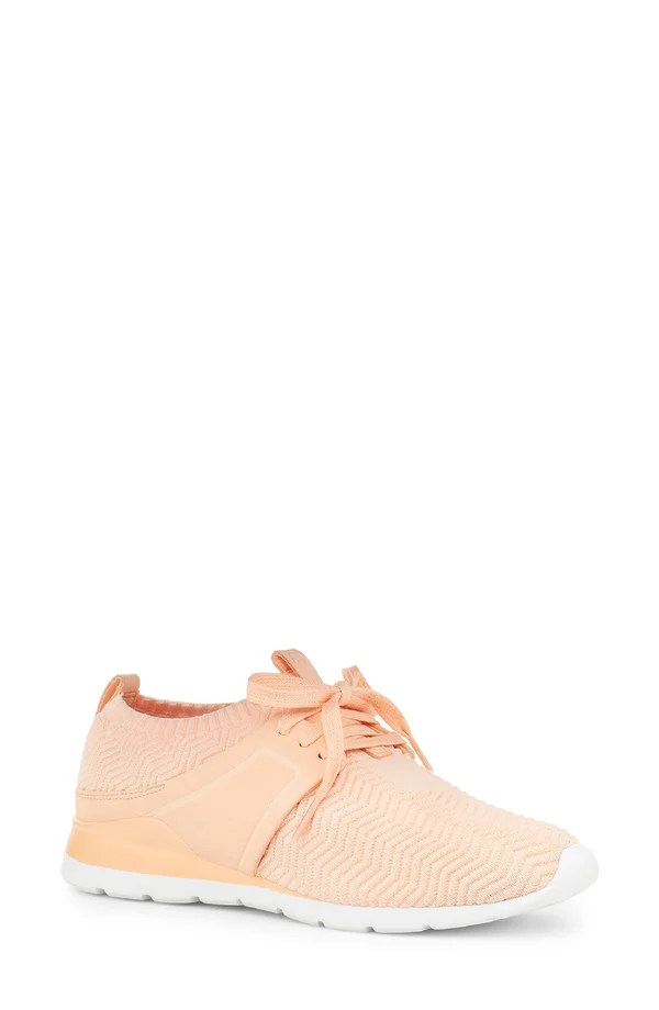 Ugg Women's Willows Sneaker, Peach Fuzz, 5